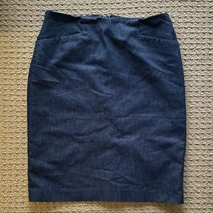 Vanheusen Denim Pencil Skirt